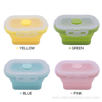 Food Grade Durable Silicone Collapsible Storage Box